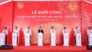 Long An - Vingroup khởi công dự án Vinhomes Green City  
