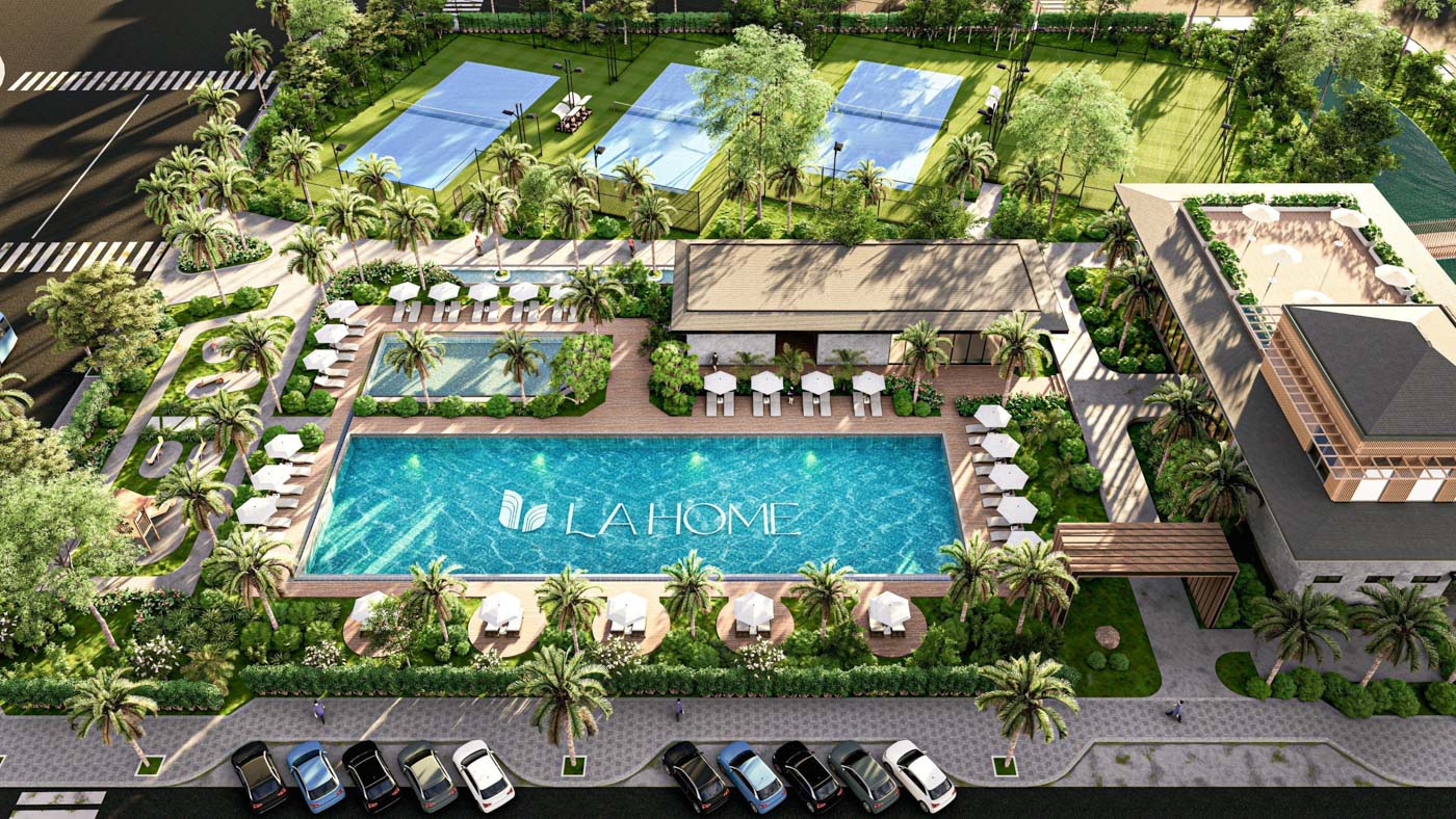 Hồ bơi tại LA Home