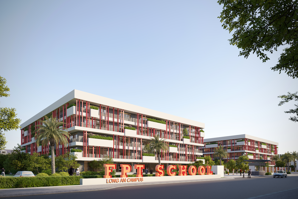 Phối cảnh trường FPT tại Long An