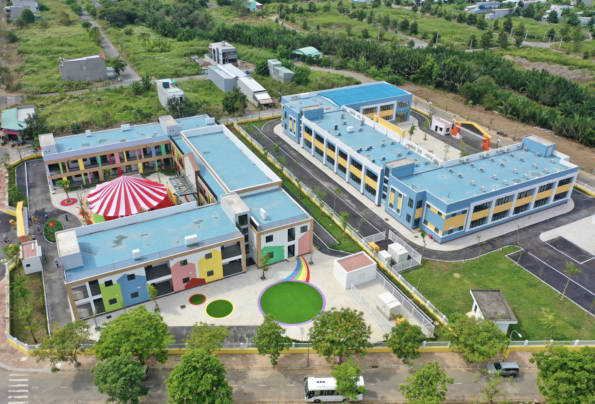 Trường mầm non và tiểu học tại T&T Long Hậu