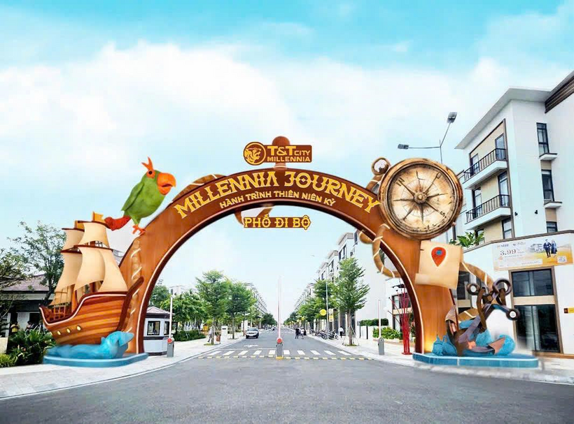 Hành trình khám phá phố đi bộ Millennia Journey sẽ đưa du khách hòa mình theo dấu chân của tiền nhân khi đi qua các trạm dừng mang đậm màu sắc Á - Âu.