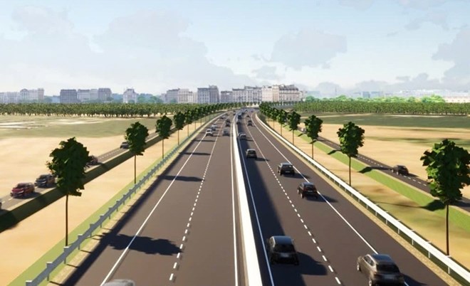 Phối cảnh Vành đai 4 TPHCM khi đầu tư hoàn chỉnh. Ảnh: Sở Giao thông Công chánh TPHCM